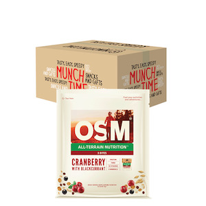 Full Carton (30 units) - OSM Cranberry and Blackcurrant 8 Pack Bites