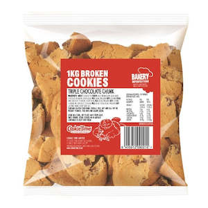 1kg Triple Chocolate Chunk Broken Cookies - Bakery Imperfections