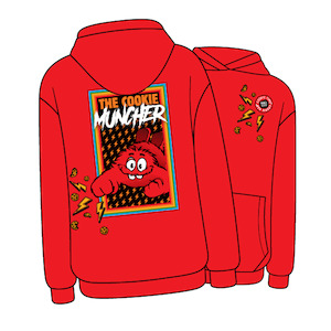 Cookie Muncher Hoodie - Red