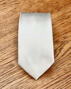 Accessories: Orsini | White Satin-look Tie | Polyester