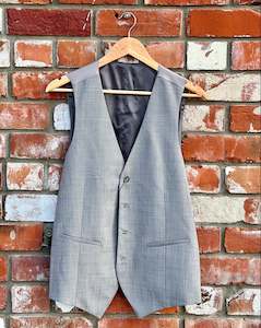 Business Suits Formal Suits For Men New Zealand: Savile Row | Wool-mix Suit Waistcoat | B1-Chrome