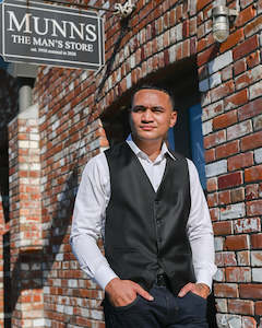 Vest: Ex Rental | Waistcoat | Plain Black