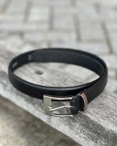 Parisian | Genuine Leather Belt | Silver Keeper Buckle