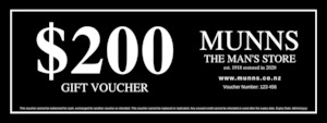 Gift Voucher: Munns Gift Voucher | To the Value of $200