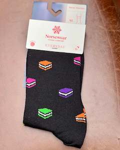 Socks: Duthie & Bull | Merino Blend Socks | 1 pair | Allsorts-Black