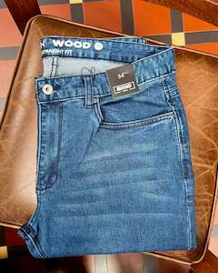 Jeans: Blackwood | Denim Jeans| Medium Blue | Stretch cotton