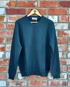 Silverdale | Pure Wool Crew Neck Pullover | Dark Teal