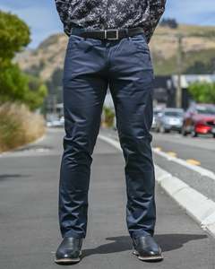 Chinos: MechMoto | Stretch Cotton Chinos | Navy
