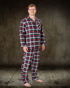 Pajamas: Lichfield | Brushed Cotton Pajamas | Red Plaid
