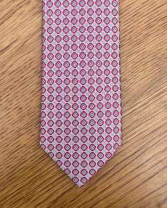 Silandro | Pure Silk Tie | Diamond Motif | Red Dots