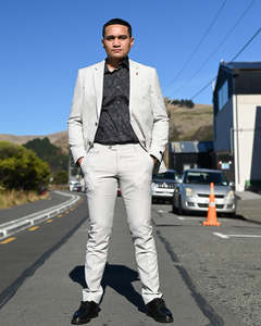 Savile Row | Linen-mix Trousers | Asher SL3 | Salt