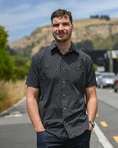 Lifestyle | Short-sleeve Shirt | Cotton | Black & White Square