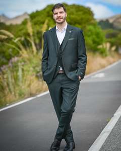 Savile Row | Pure Wool Suit Trousers | Abram D2 | Forest