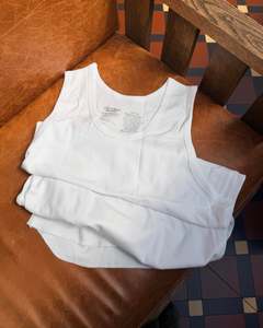 Lichfield | The Singlet | Long Men's Singlet | White