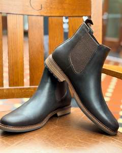 Wild Rhino | Gusset Boots | Genuine Leather | Dark Brown