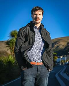 Blazers Jackets: CLEARANCE | Windcheater | Outerwear | Black with White Trim