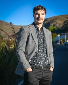 Blazers Jackets: Boston | Blazer | Grey Fine Check