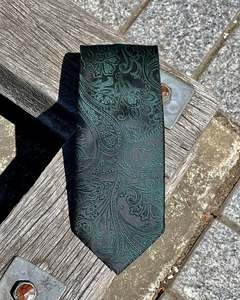 Silandro | Dark Green Paisley Tie