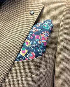 Parisian with Liberty | Pocket Square | Fine Egyptian Cotton | Floral