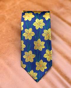 Silandro | Daffodil Tie | Pure Silk | $20 from every sale to Cancer Society
