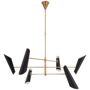 Designer Chandelier: Franca Large Pivoting Chandelier