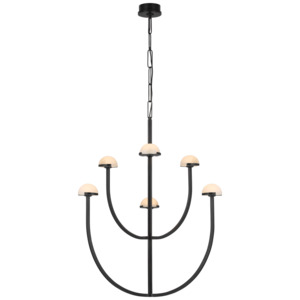 Designer Chandelier: Pedra Large Two-Tier Chandelier