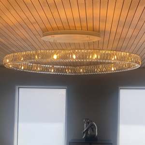 Argent Oval Chandelier