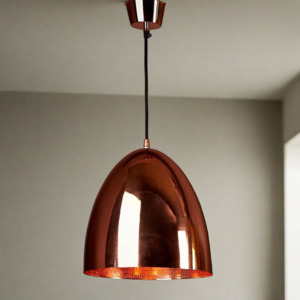 Lighting For Office: Casque Copper Pendant Light