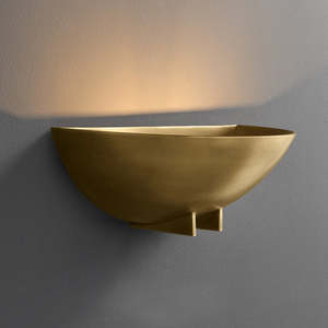 Copa Wall Light Brushed Brass