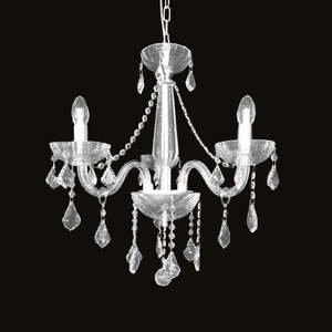 Crystal Chandeliers: Magda 3 Light Chandelier