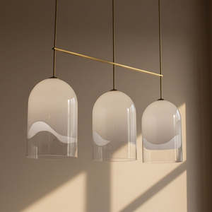 Linear Pendants: Maja Triple Pendant