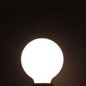 Nz Stocked: G80 White Glass 3.5W 3000K Dimmable E27 Light Bulb