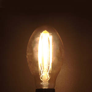 Nz Stocked: Eggplant Amber Glass 6W 2700K Dimmable LED E27 Light Bulb