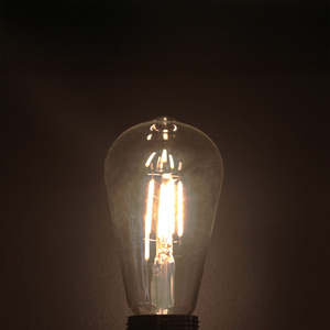 Nz Stocked: ST64 Clear Filament 4W 3000K LED Dimmable E27 Light Bulb