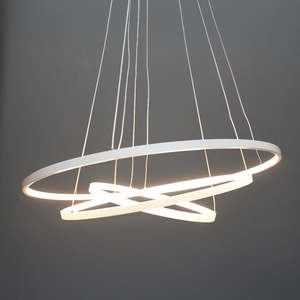 Nz Stocked: Halo Fine Pendant - Three Ring