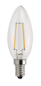 Products: 4w Small Edison Screw Filament LED Candle - Our DIY Garden Lights NZ