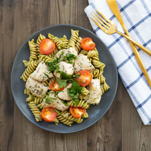 Meals: Chicken Pesto Pasta - Muscle Chow