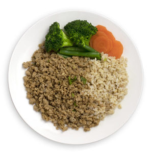 Meals: Turkey Mince with Brown Rice and Mixed Vegetables - Muscle Chow