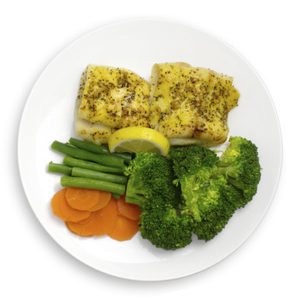 Meals: White Fish with Mixed Vegetables - Muscle Chow