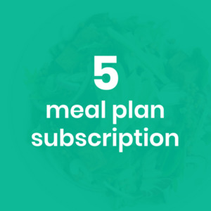 5 Standard Meal Plan - Weekly Subscription - Muscle Chow