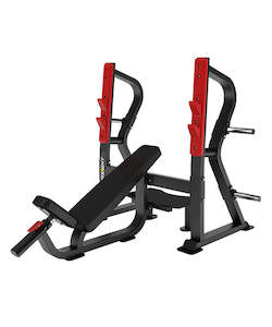 Benches: OLYMPIC INCLINE BENCH PRESS