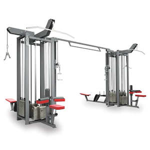 Multi Station: Gymleco 215DK 8 Stack Multi Gym Station