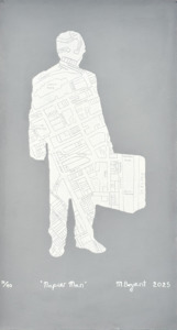 Michele Bryant: NAPIER MAN, 2025 (CANVAS)