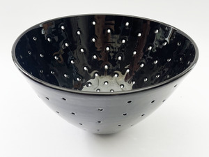 John Parker: #25-2 SHINY BLACK GOBO BOWL