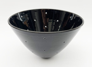 John Parker: #25-1 SHINY BLACK GOBO BOWL