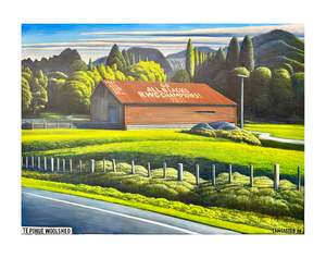 Josh Lancaster: TE PŌHUE WOOLSHED, 2024 (Print)