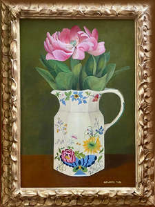 Alexandra Tylee: PINK PEONY (FRAMED)