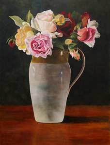 Alexandra Tylee: STONE JAR ROSES, 2023 - PRINT
