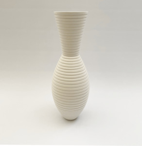 Formal Roots: #16 MATT WHITE GROOVED VESSEL