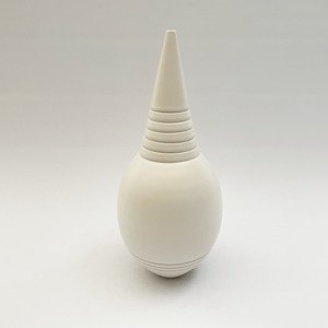 Formal Roots: #14 MATT WHITE GROOVED CONICAL NECKED BOTTLE